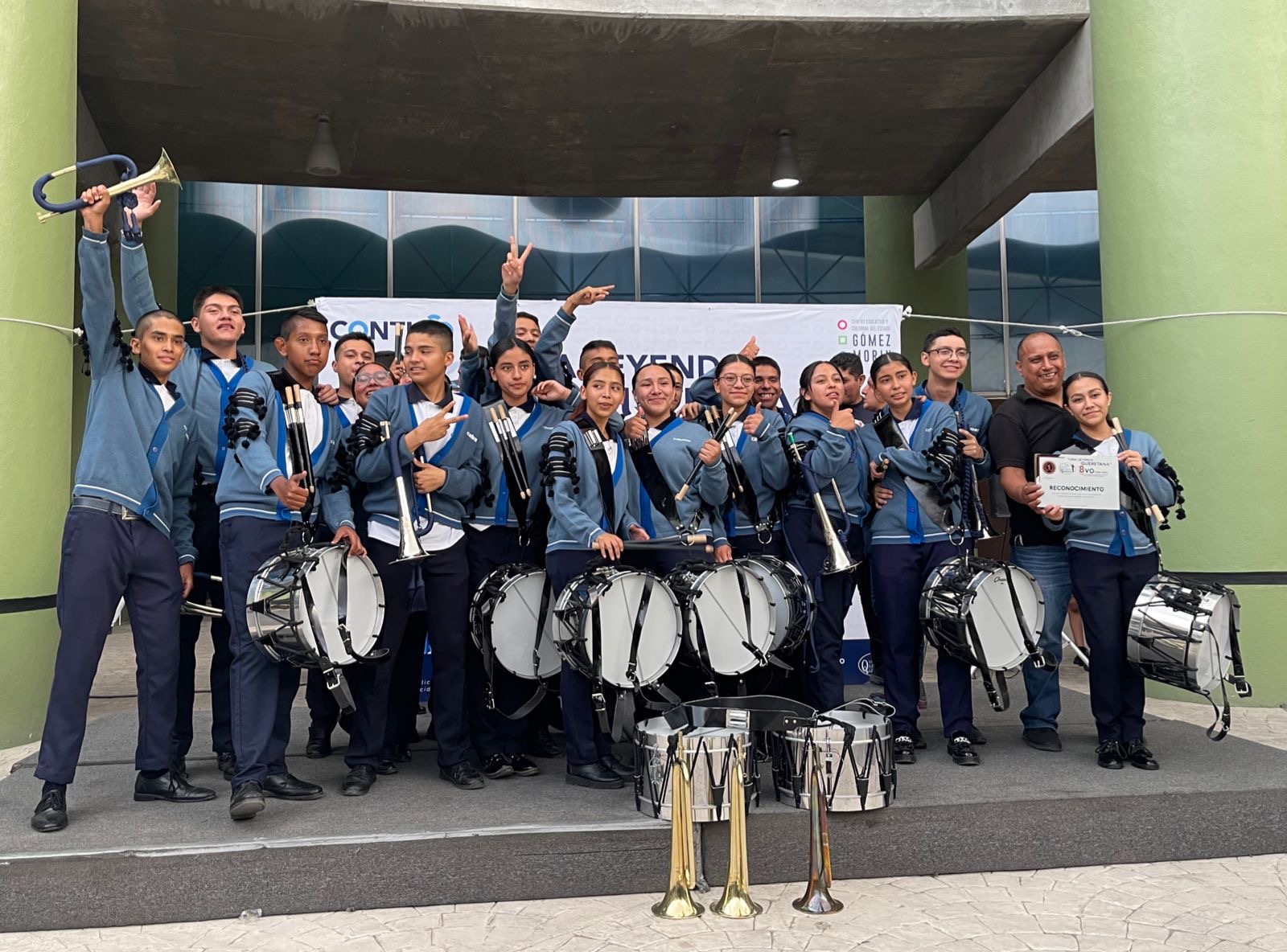 Concluye Octavo Concurso De Bandas De Guerra Una Leyenda Queretana