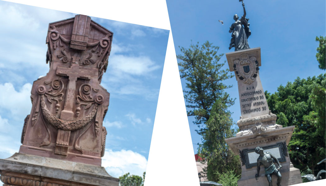 Monumentos: personajes de metal que atestiguan el día a día de Querétaro