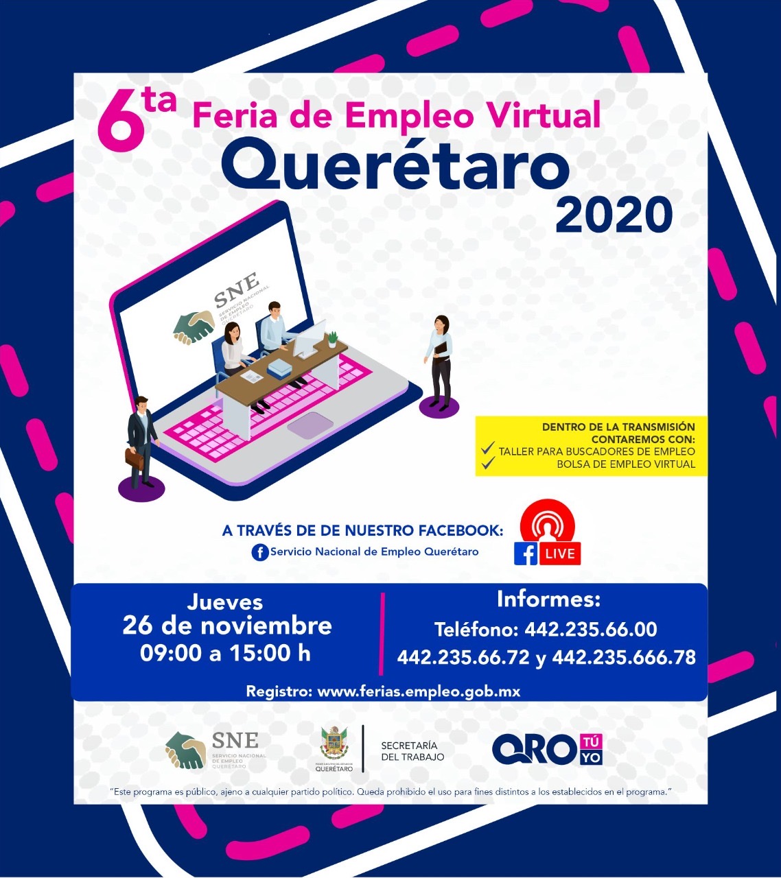 Ofrecerán 900 vacantes en ferias de empleo en Querétaro El Queretano