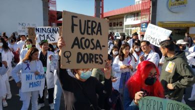 Marcha en la UAQ