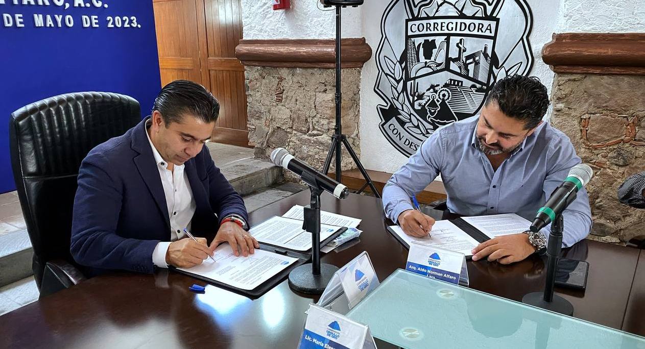 Municipio de Corregidora y Colegio de Arquitectos firman convenio de ...