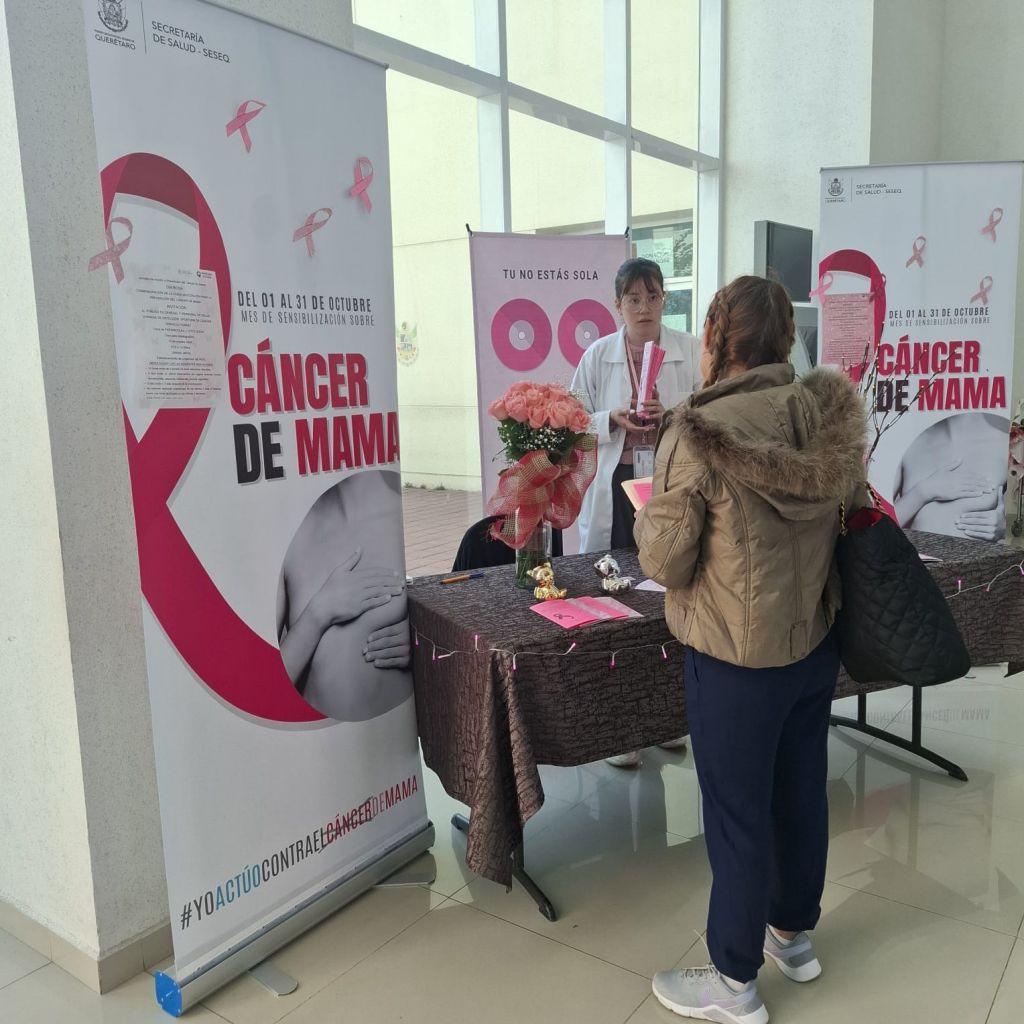 General Hospital of Querétaro carries out actions to prevent Breast Cancer